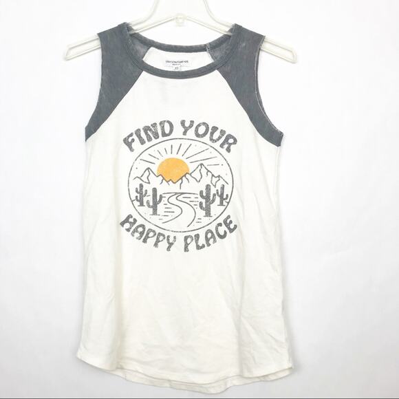 Grayson Threads FIND YOUR HAPPY PLACE Tank Top Size XS Desert Cactus Boho NWT - Picture 2 of 6
